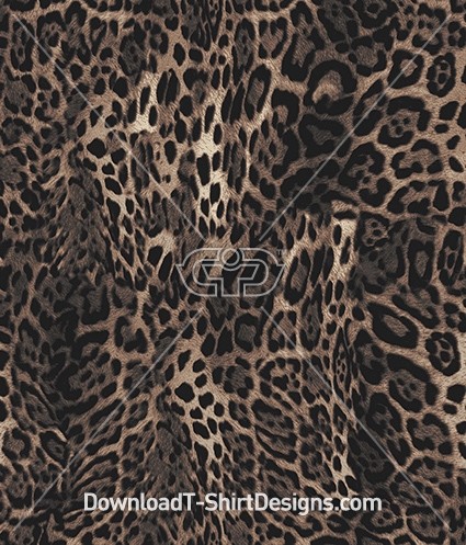 Warped Leopard Skin Seamless Pattern