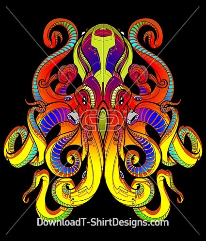 Alien Octopus Sea Monster